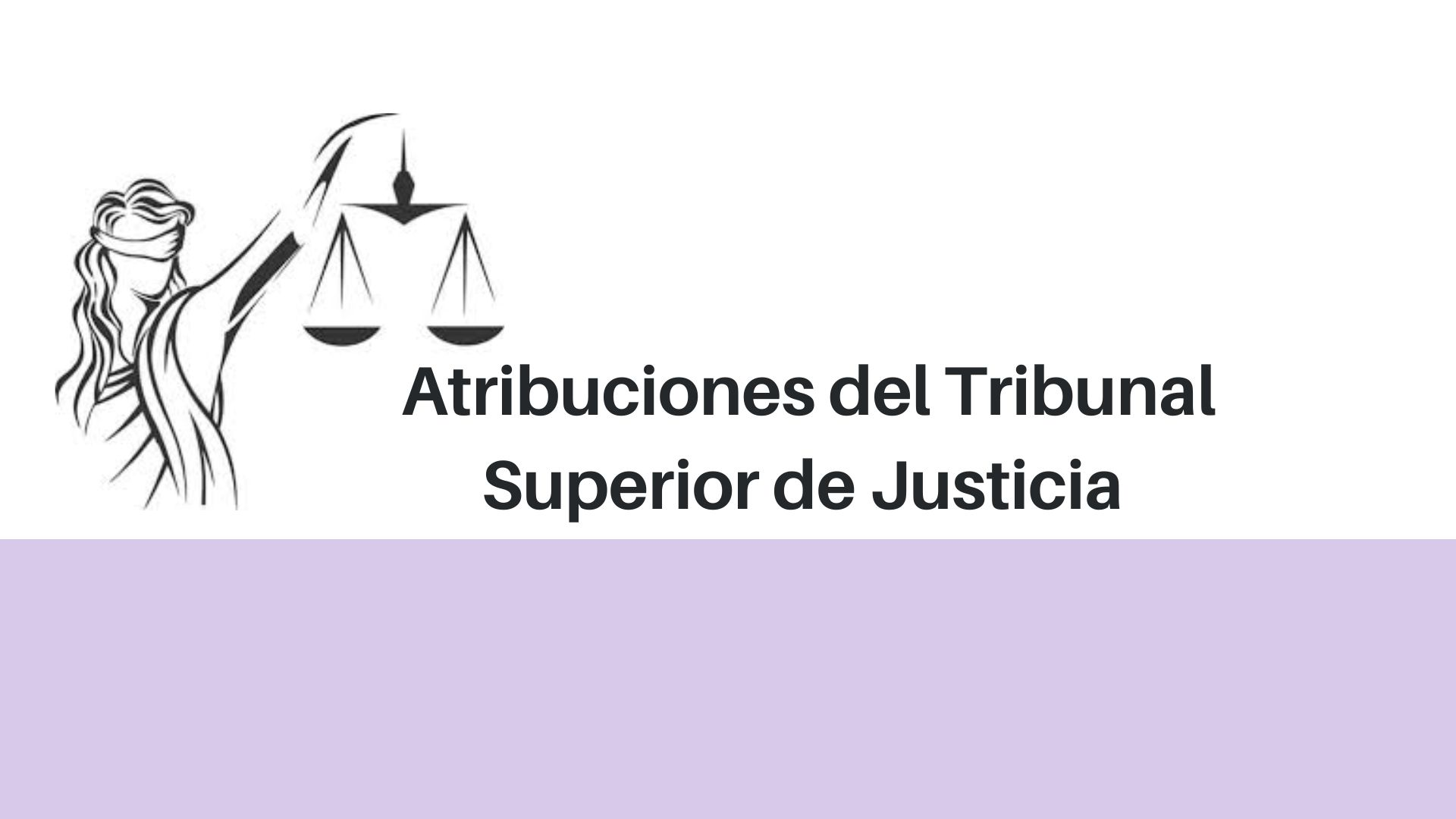 Atribuciones TSJ